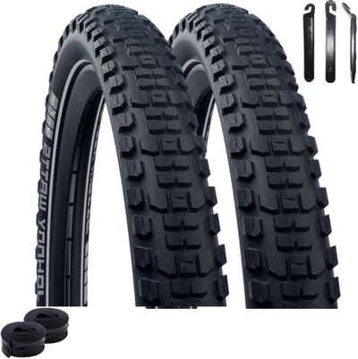 Fietsbanden Set - Banden en binnenbanden - Veilig fietsen - Veelzijdig profiel - 29 Inch - Zwart