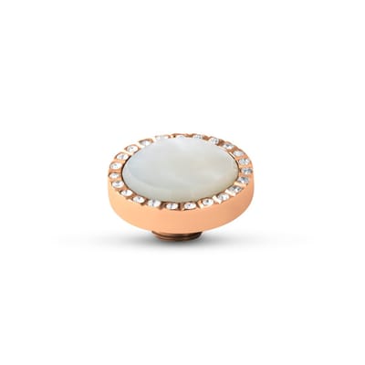 Melano Vivid Sunny CZ Steentje Parelmoer | Rosé