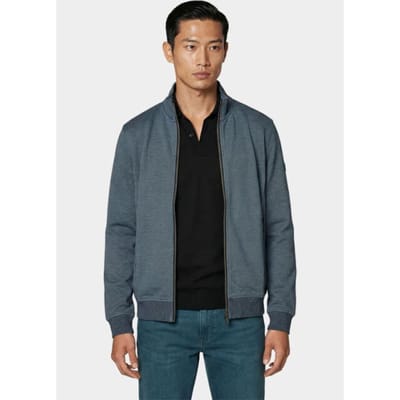 Baileys Sweatvest heren sweat cardigan zip 2-tone 612246/69
