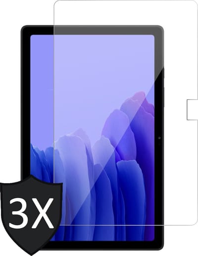 Screenprotector geschikt voor Samsung Tab A7 2020 - Screen Protector Glas - 3 Stuks