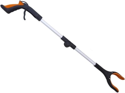 Grijper Oppakker - Grijp Tool - Afval Opruimen - Met Magneet - 43 cm - Oranje