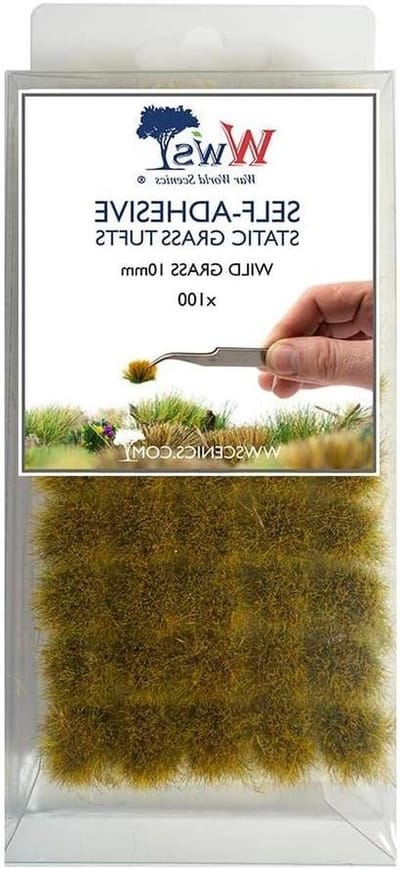 Zelfklevend Gras - Miniatuur Gras - Diorama Bouwen - Realistisch Nylon - 100 Stuks - Wild Gras