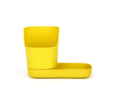 Ekobo - Gootsteen Organiser - Keuken Organizer - Duurzaam ontwerp - geel