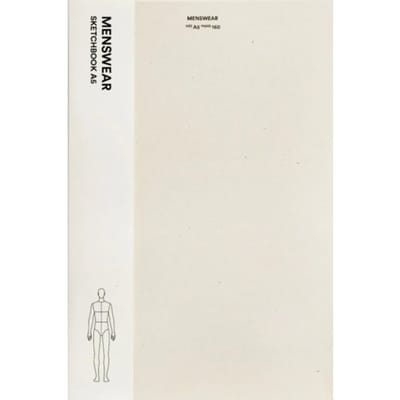 Fashionary Menswear Sketchbook A5 - Fashionary