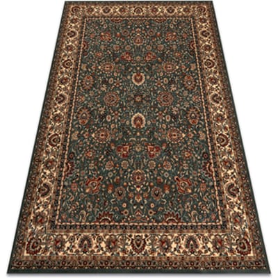 Kleden Rugsx Wollen tapijt KASHQAI 4362 410 ornament groen 67x130 cm