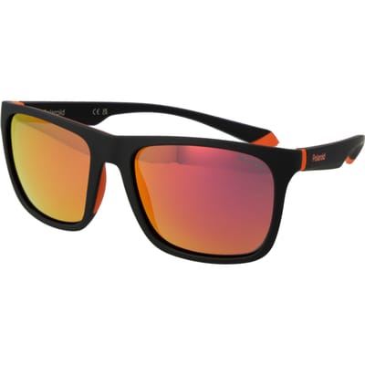 Polaroid PLD 2141/S Matte black orange 57/18/140 UNISEX Zonnebrillen