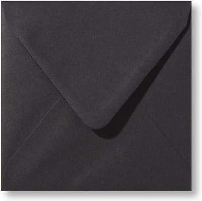 Envelop 14 X 14 Zwart, 100 stuks