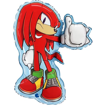 Knuckles van Sonic the Hedgehog : Supershape Folieballon - 26 inch 66 cm - Licentie Officiële