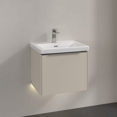 Villeroy & Boch Subway 3.0 vanity unit 52.3 cm, 1 drawer, handle glossy C579L0VN
