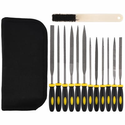 Dailygoods - Set van 12 Houtbewerkingsvijlen voor Doe-Het-Zelf Projecten