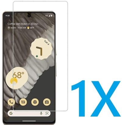 Glasplaatje Geschikt voor: Google Pixel 7 - 1x Screenprotector - screen protector - glas - bescherm - beschermglas