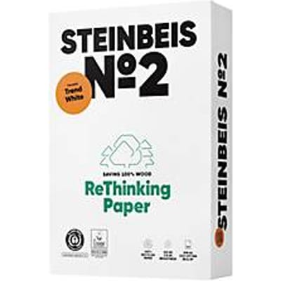 Gerecycled papier Steinbeis №2, DIN A4, 80 g/m², drukwit, 2500 vellen