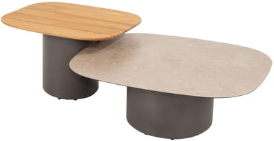 4 Seasons Demi loungetafels 50x60 cm en 70x80 cm - terre