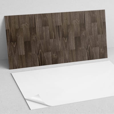 Coloray Wandpanelen Zelfklevend - Patroon van houten planken PVC Wandpaneel - 100 cm x 50 cm - Zwart Wandbekleding Zelfklevend - 1 stuk - Texturen Wandpanelen Zelfklevend - Wandpaneel Keuken - Wandpanelen Badkamer