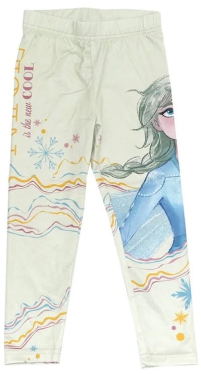Disney Frozen Legging - Lang - Elsa - Off White - Maat 110/116