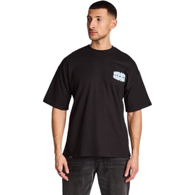 Street Cartel Orbit T-shirts Heren - Zwart - Maat XS - Katoen Jersey