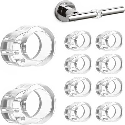 Set van 10 Deurhandvat Stoppers - Flexibele Siliconen Beschermers voor Klinken en Kozijnen