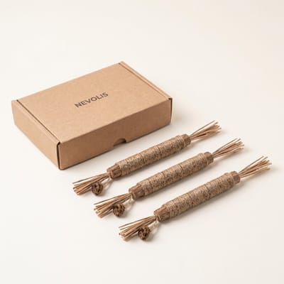 Natuurlijke Silvervine Sticks - 3 stks Silvervine Catnip Chew Sticks - Kat Speelgoed voor Katten Kitten Tandjes Speelgoed Tanden Reinigen Speelgoed