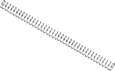 Kleine Drukveer - Veerstaal Component - Huishoudelijke Toepassingen - Hoge Vrije Lengte - 1.5mm Draaddiameter - Zilverkleurig