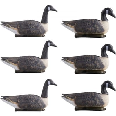 VEVOR Canada Goose Decoy (6 stuks) Kunstmatige ganzen voor de jacht op watervogels in de buitenlucht, schokbestendig en stil XPE met ultrarealistische verflaag, voor zwembad, vijver en tuindecoratie