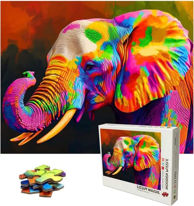 Puzzel 5000 stukjes - Grote puzzel - Ontspanning en uitdaging - Lindenhout kwaliteit - 1565 x 1055 cm - Kleurrijk