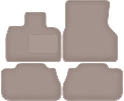 Beige velours vloermatten voor: BMW iX I20 0 (2021-2022)