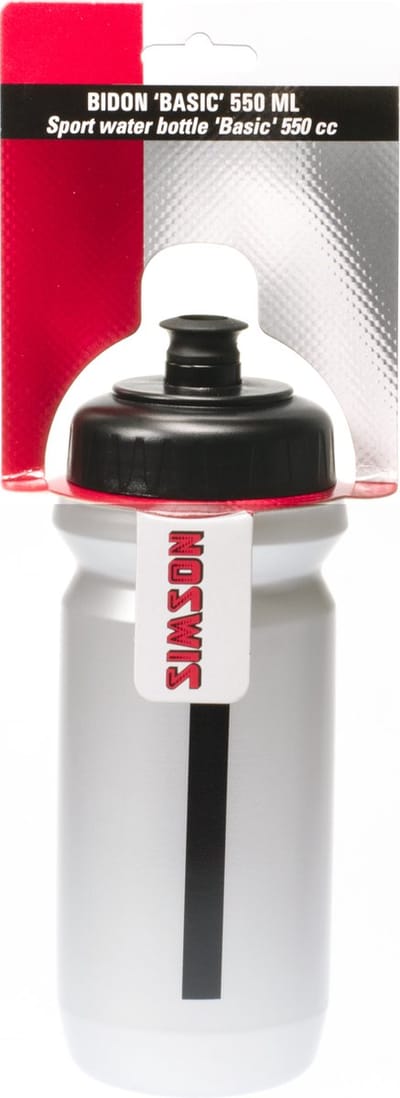 Bidon Simson Big Mouth ''Basic'' 550ml - grijs/zwart