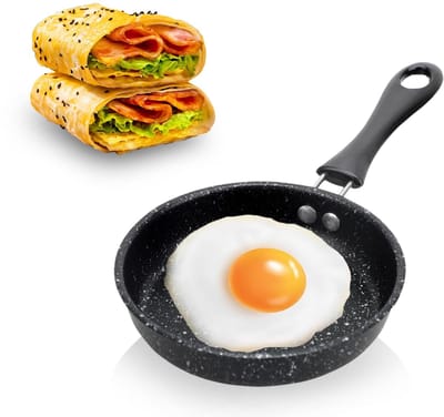 My Ninki ® Compacte Anti-aanbak Mini-braadpan van 14 cm voor Inductie en Gasfornuis