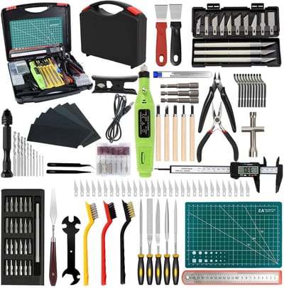 3D-printer gereedschapset - 3D-print accessoires - Modelbouw en reparatie - 158-delige complete set - 313 x 26 x 69 cm