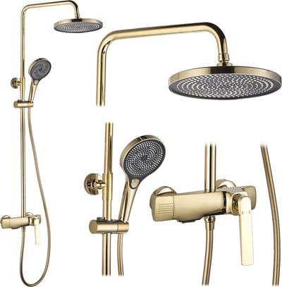 Rea Rebel Regendouche Goud 135,5cm