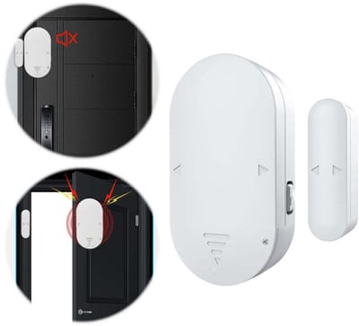 Alarm - Deuralarm - Veiligheidsdeur Alarm - 130dB - 1 Set - Magneet Deur Contact Sensor Beveiliging - Voor Thuis, Garage, Appartement en Kantoor - Lange Standby Tijd en Eenvoudige Installatie