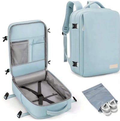 Vacuümrugzak - Rugzak - air handbagage rugzak - voor Ryanair vacuüm reisrugzak - vliegtuig handbagage - 57 x 40 x 20 cm