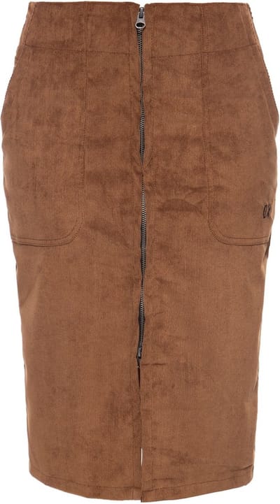 Queen Kerosin Sexy corduroyrok met slim fit-it, QK5200720000, bruin