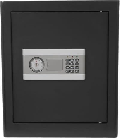 Elektronische Kluis - Sleutelkluis Cijferslot - Waardevolle Spullen - Dubbel Slot Systeem - 38 x 45 x 31 cm - Zwart
