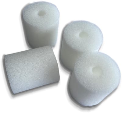 Dailygoods- HEPA-filters set van 4 - vervangend filter - robotstofzuiger - wasbaar - herbruikbaar - 60 × 24 × 24 mm - verbetert luchtkwaliteit - Stofzuigerfilters