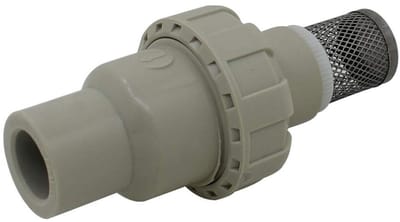 Store_8 - Voetklep met zuigmand - PVC voetklep - Geschikt voor 20mm slangen - Inclusief retourklep en filter - Ideaal voor pompen - Voor tuin en in...