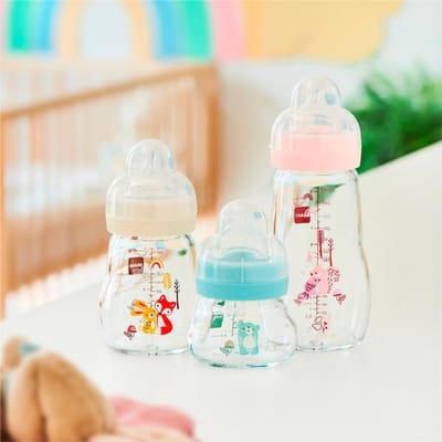Biberon en verre MAM 851254 Forêt Feel Good 260ml fille