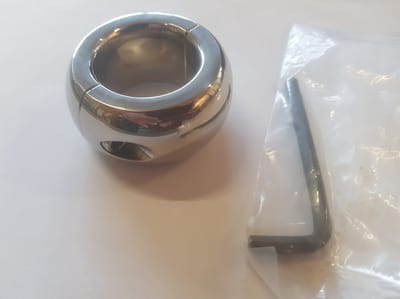 Ovalen Ball Stretcher RVS 30 mm breed - 410 gram