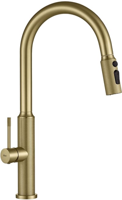 Rea - Master - Keukenkraan - Geborsteld Goud - 21,5X21,5X45,5Cm