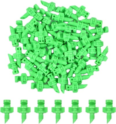 SnelShoppen - Micro Garden Lawn Water Spray 50pcs - Mist Sprinkler voor Tuin, Patio en Buiten - Water Irrigatie Systeem met 360 Graden Water Mist Nozz