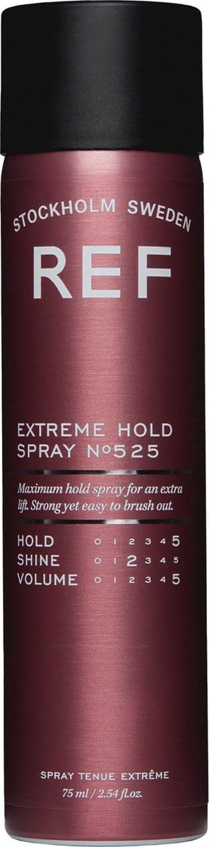 REF Styling Extreme Hold Spray N°525 Haarlak Hold 5 - Shine 2 - Volume 5