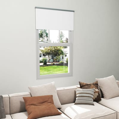 Verduisterende Rolgordijnen - Geen Boren Nodig - UV bestendig - Warmte Isolerend - 100x160cm - Wit