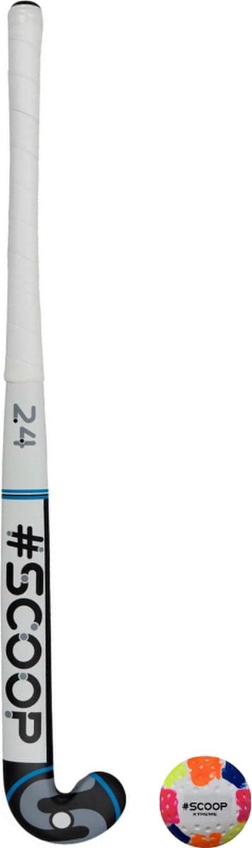 Scoop Hockeystick - 36,5 Inch + Multicolor Hockeybal