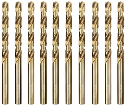 SnelShoppen - M35 HSS Cobalt Boor Set 6mm - 10 Stuks Professionele HSS Metaalboor - Cobalt Twist Boor voor RVS, Metaal, Hard Staal, Aluminium, Hout en