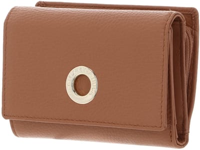 MANDARINA DUCK portemonnee Mellow Leather Wallet with Flap Pecan Nut bruine
