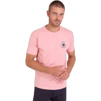T-shirt in gemêleerd katoen Camberabero