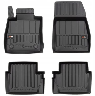 Frogum No.77 - Automatten 3D - Geschikt voor Ford Puma (vanaf 2019) - 4-delige set - Hoge rand 6cm - Zwart