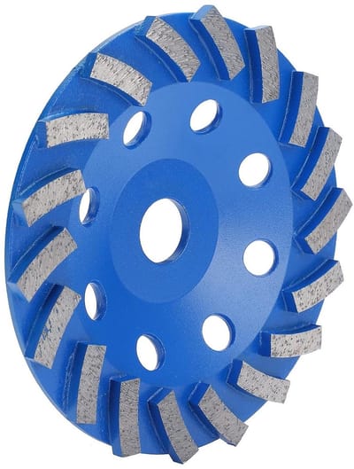 Diamantslijpschijf - Beton schijf - Vloeren schuren - Stalen behuizing - 150 mm - Blauw