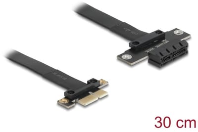 Delock PCI Express x1 Stecker zu Slot Verlängerung - Kabel - 0,3 m (81297)