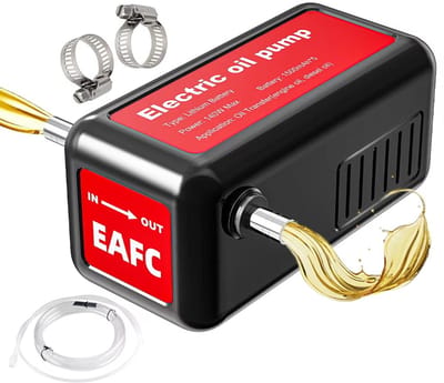 EAFC 12V 140W Draagbare Oplaadbare Elektrische Oliepomp - Olieoverdracht-Extractor - Krachtige Brandstofzuigpomp voor Auto - Motor en Schip